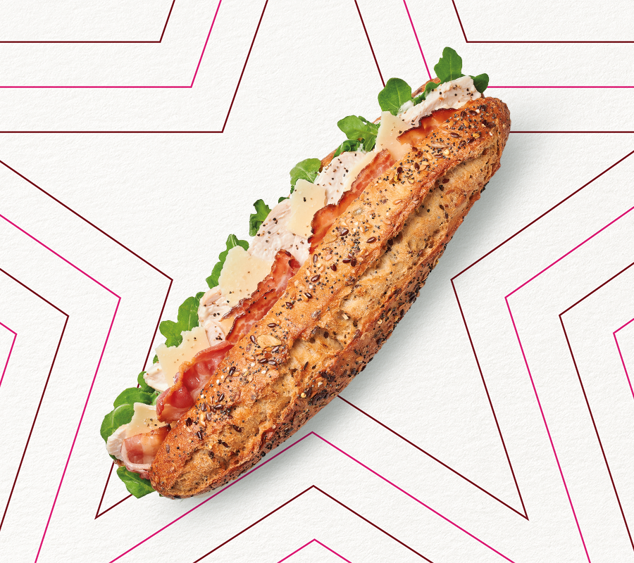 Hähnchen-Bacon Baguette