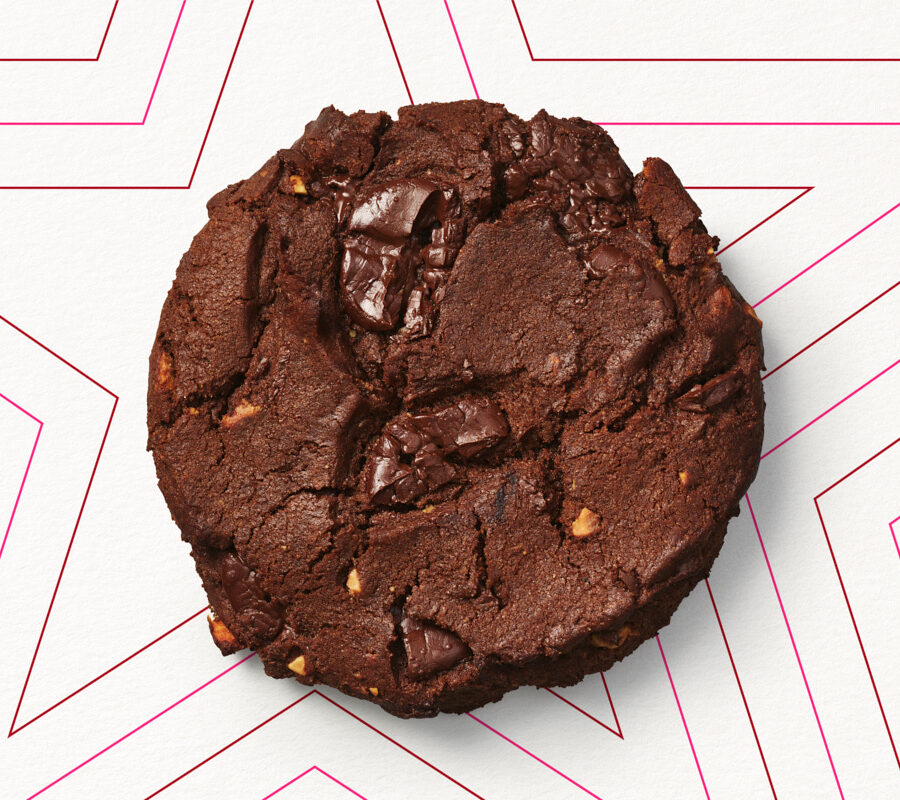 Doppelter Schoko-Cookie