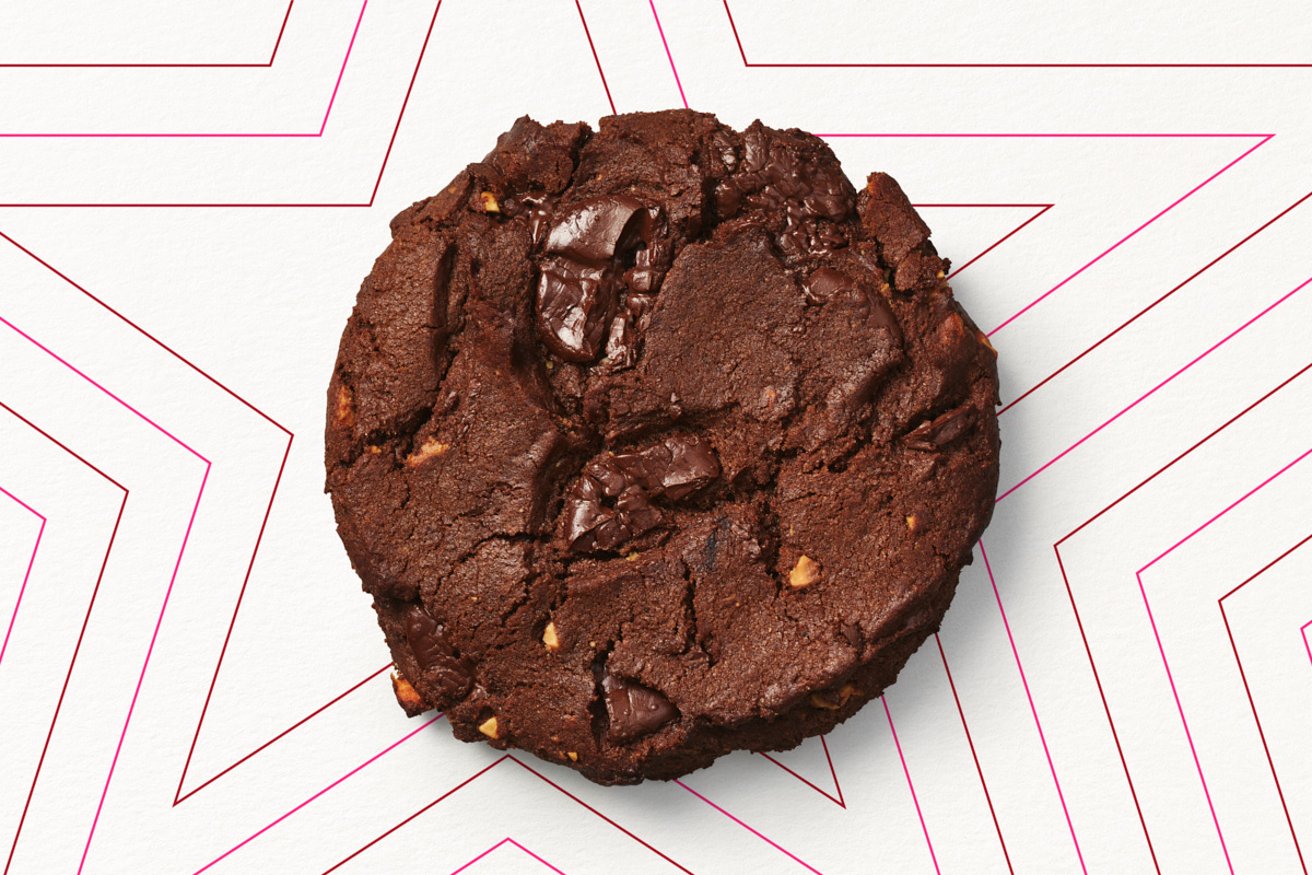 Doppelter Schoko-Cookie