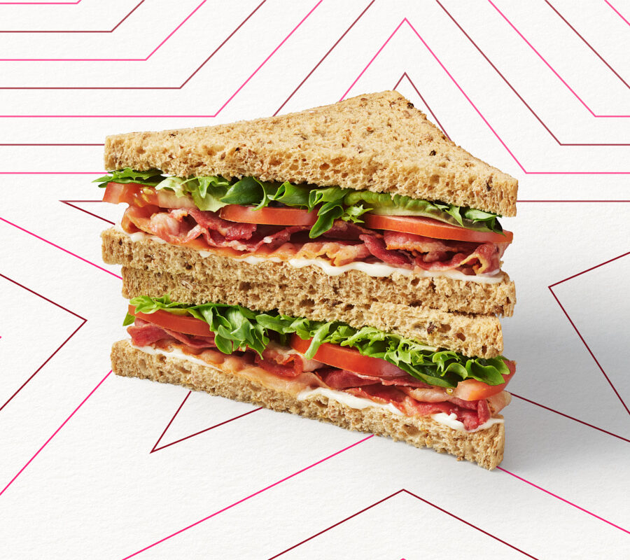 Sandwich Pret BLT  (Bacon, Tomaten & Salat)