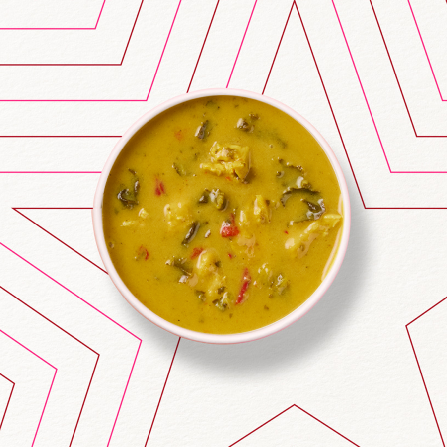 Hühnersuppe mit Kokosmilch