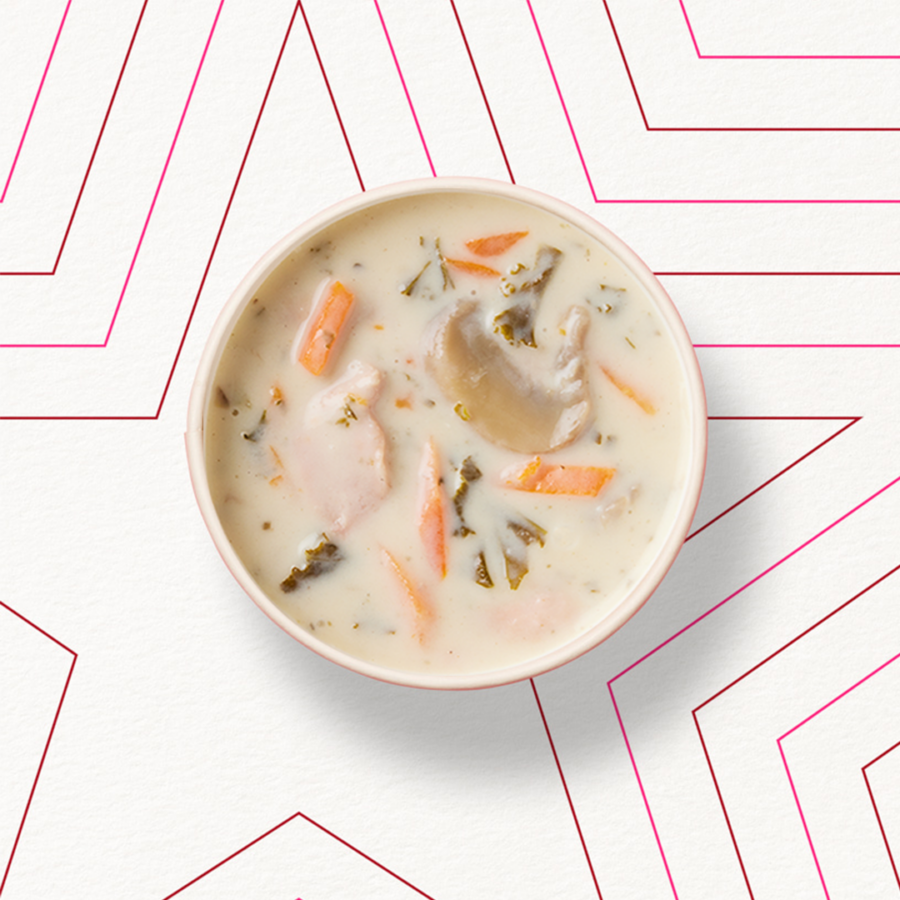 Hühnersuppe mit Kokosmilch