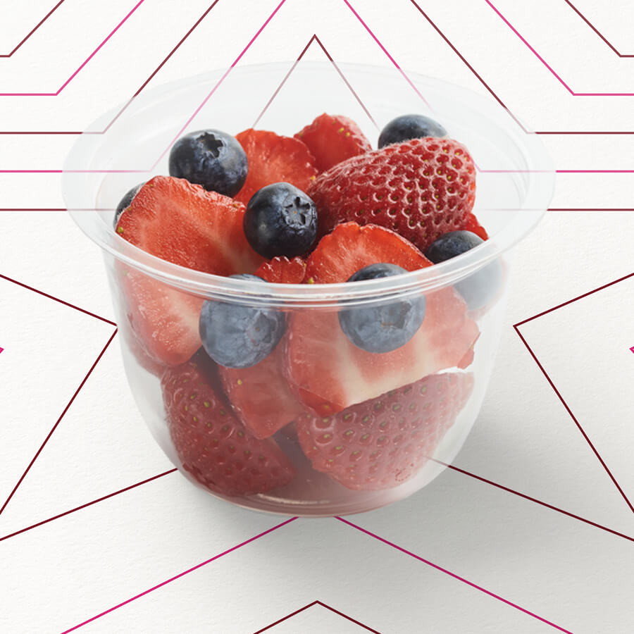 Erdbeer Obstsalat