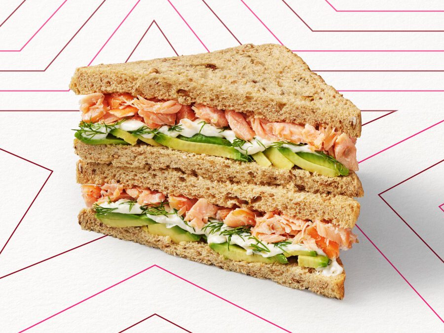 Räucherlachs Sandwich