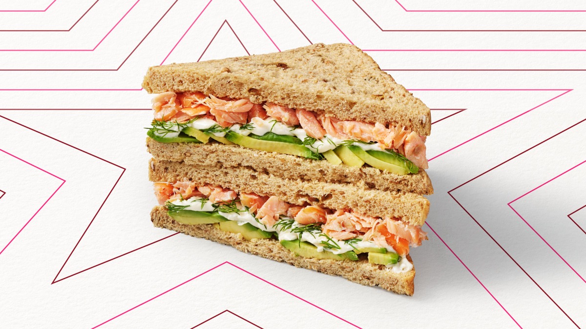 Räucherlachs Sandwich