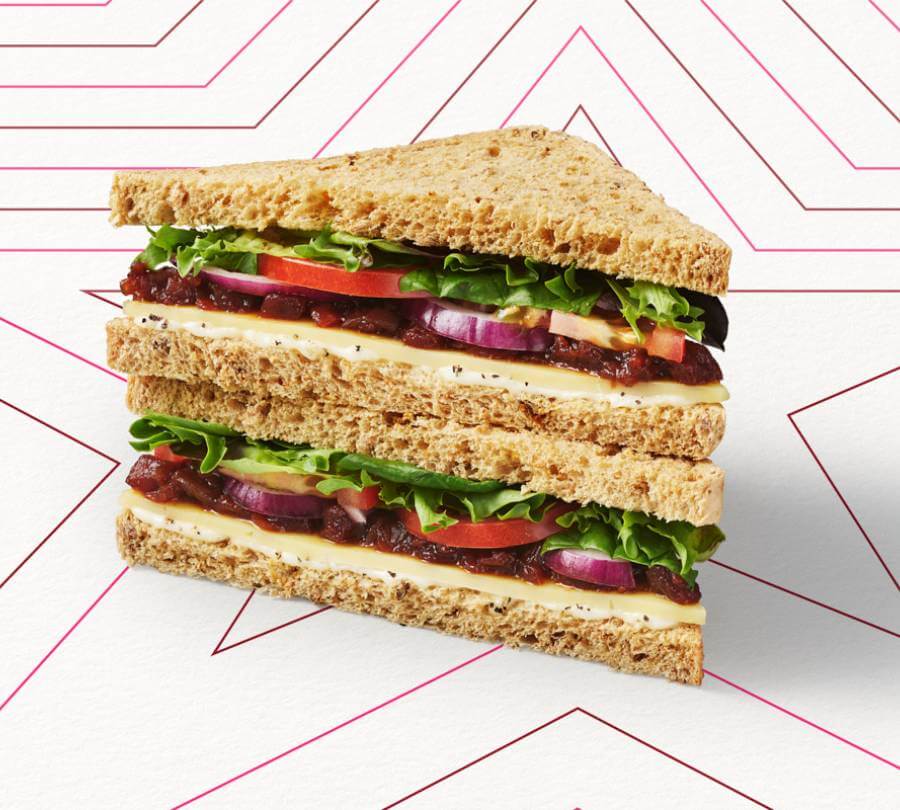 Sandwich Pret Cheddar Chutney
