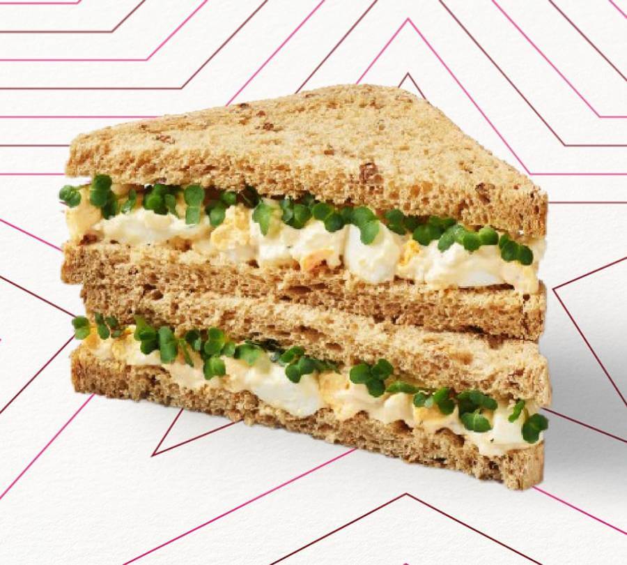 Sandwich mit Eiersalat