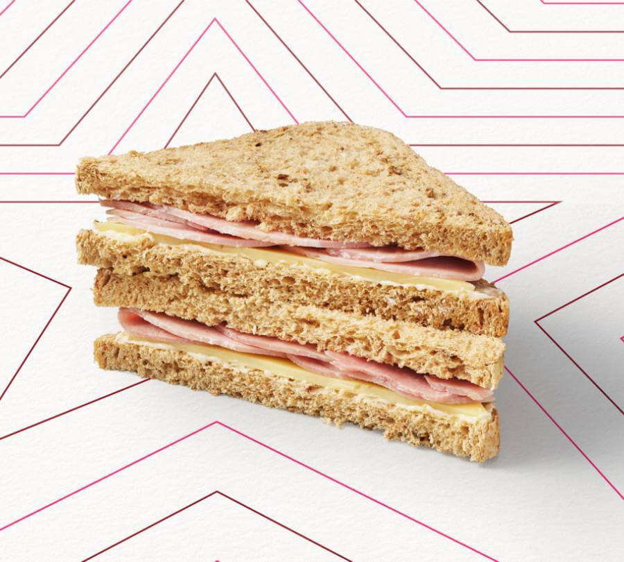 Schinken-Käse-Sandwich